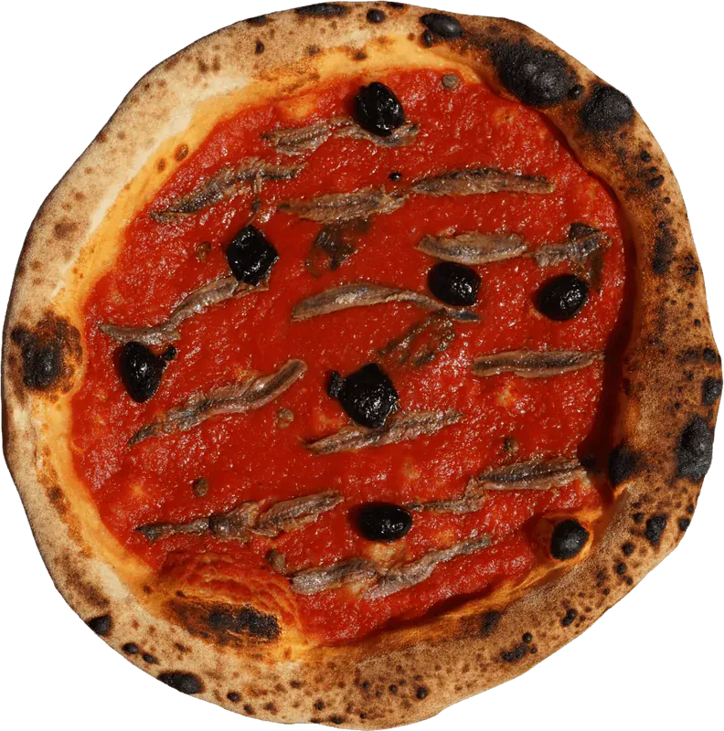 Pizza Méditerranéenne napolitaine 34 cm, Le Retro Coudoux
