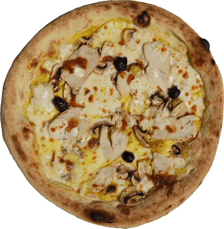 Pizza Curryeuse napolitaine 34 cm, Le Retro Coudoux