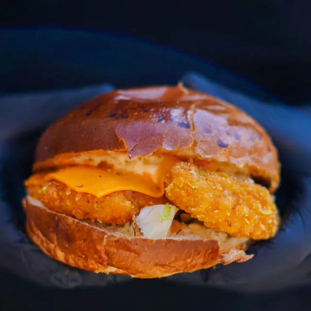 Burger poulet croustillant Le Retro
