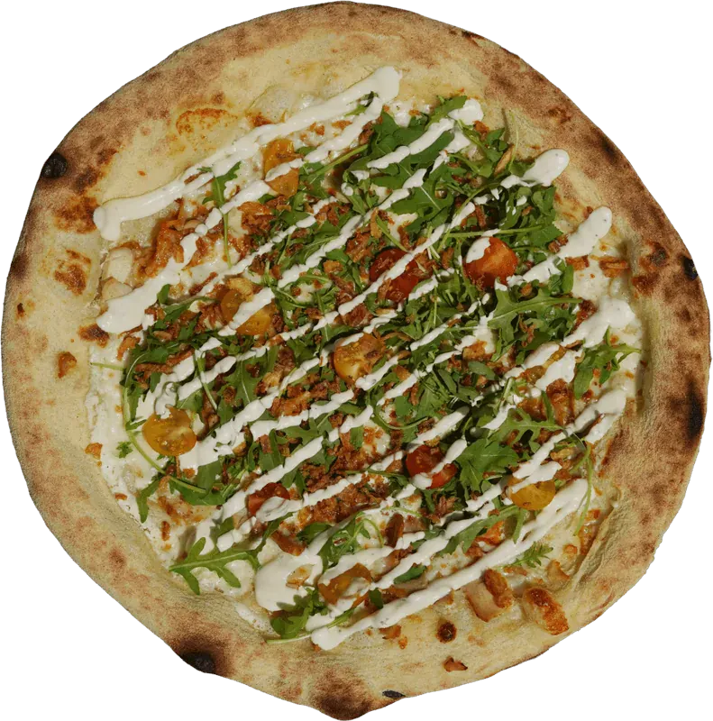 Pizza signature Grecque napolitaine 34 cm, Le Retro Coudoux
