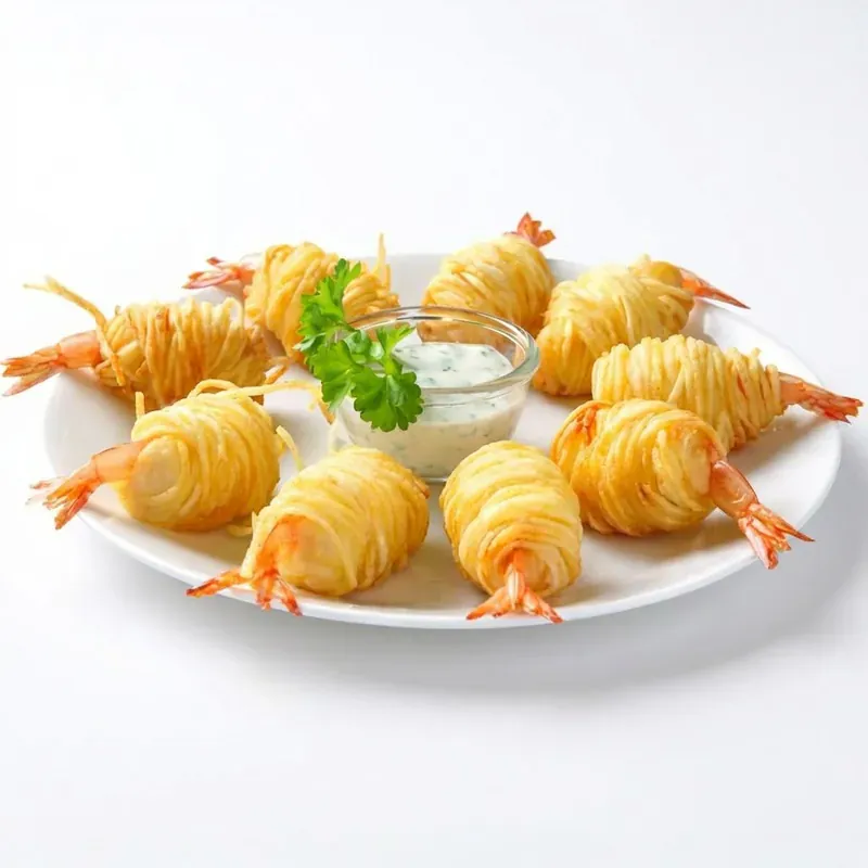 Crevettes pommes de terre