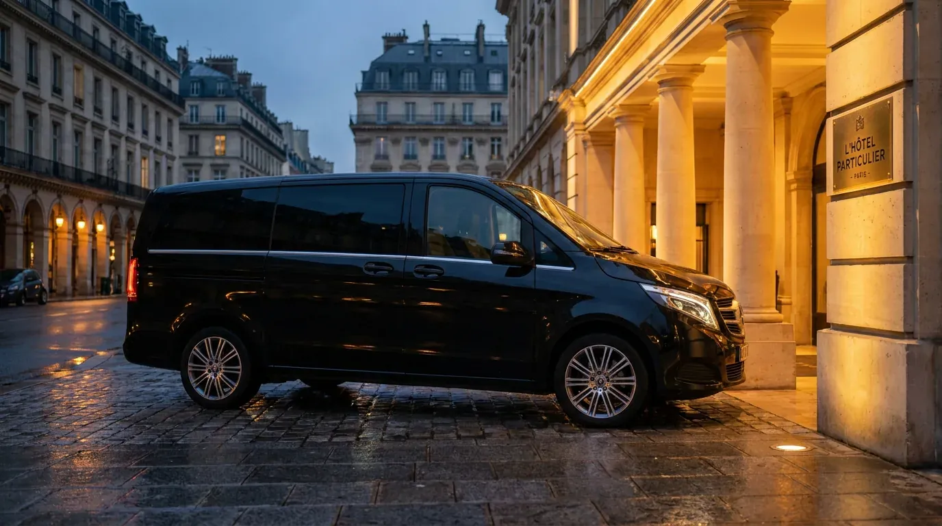 Van avec chauffeur, France & Europe., Rogsan Prestige Paris
