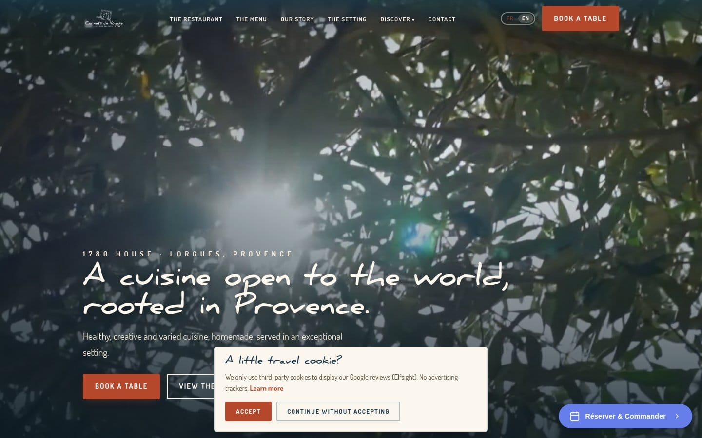 Site de Carnets de Voyage, réalisation Digiflow