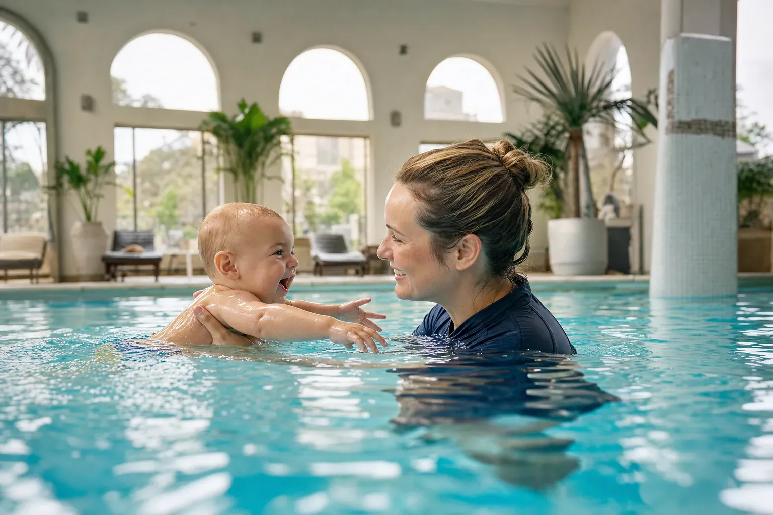 Bébés nageurs : l'importance du milieu aquatique