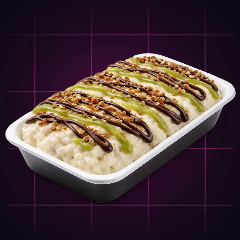 Crousty Dubaï, dessert au riz au lait pistache et Nutella
