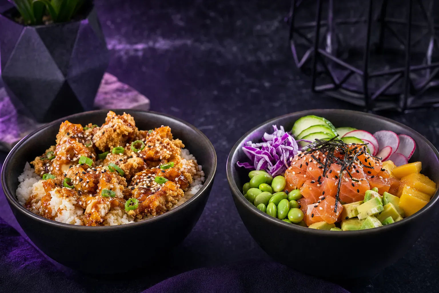 différence entre rice bowl et poke bowl
