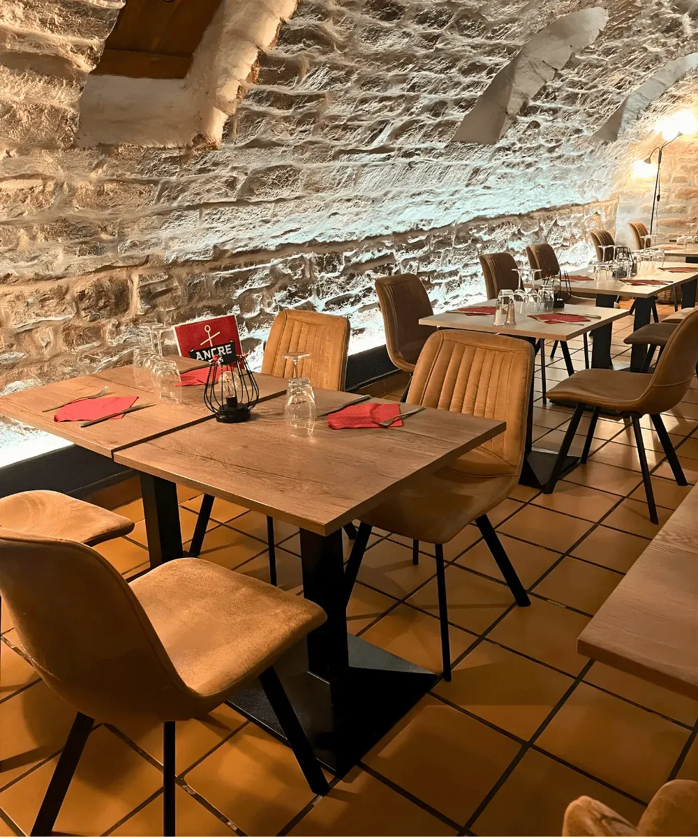 Salle du caveau pendant un concert live