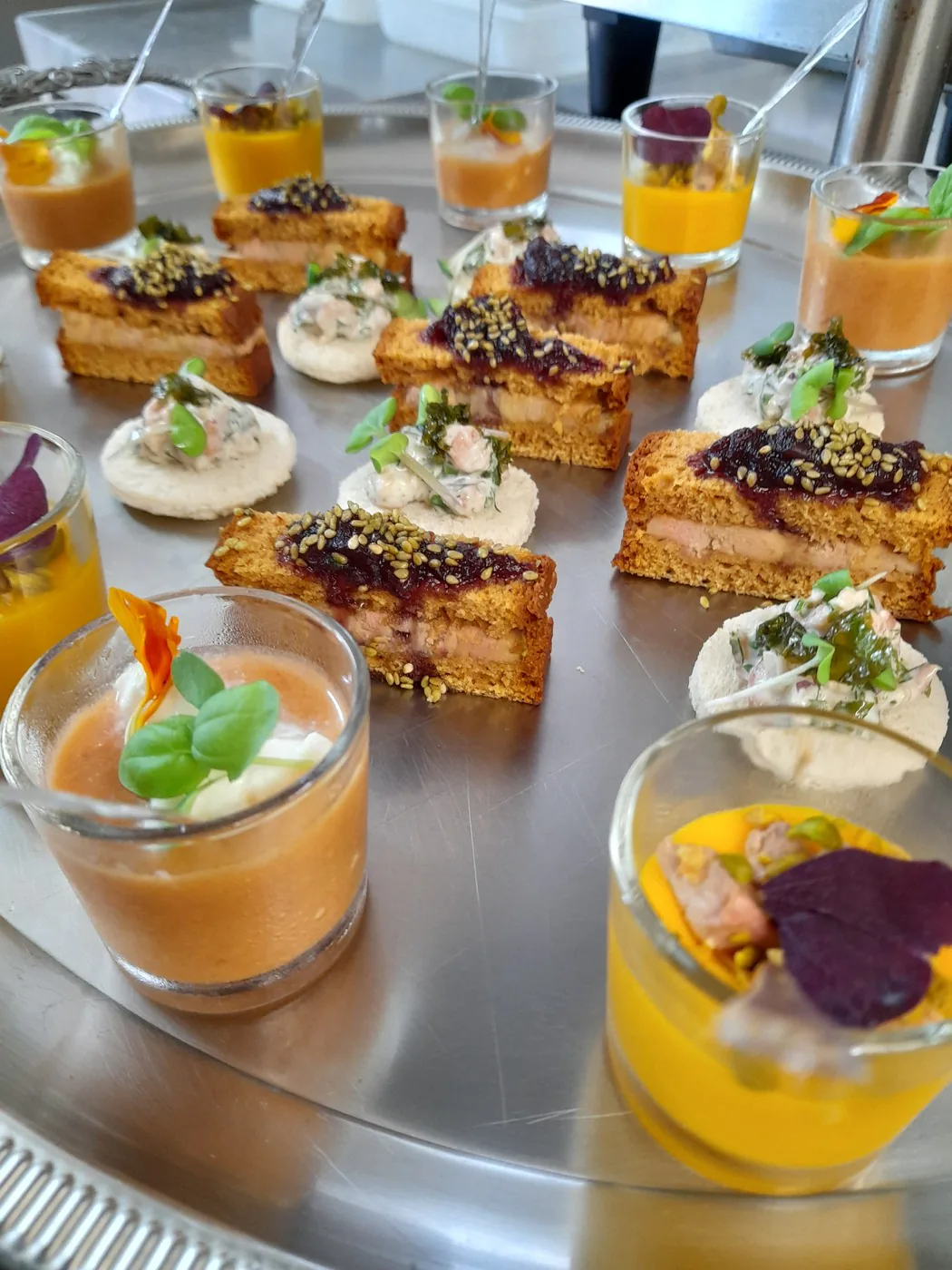 Verrines et bouchées de cocktail