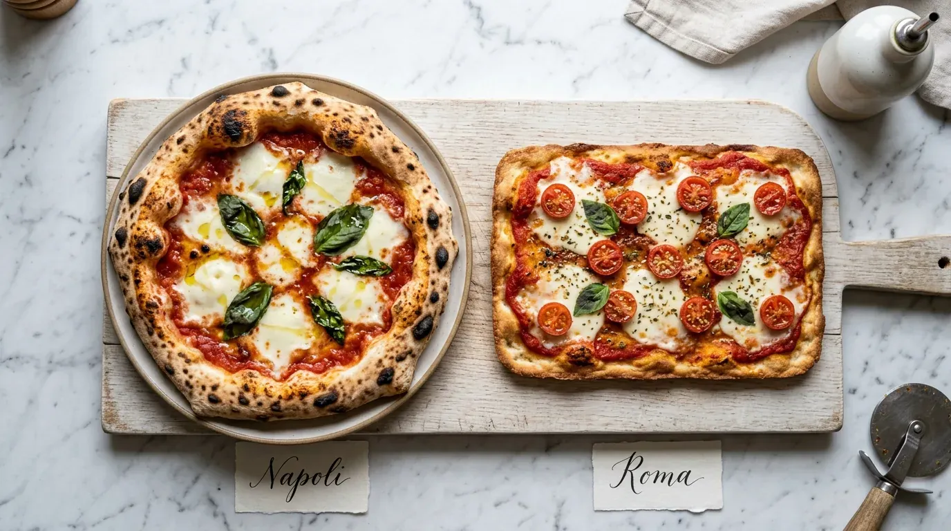 Pizza Napolitaine vs Romaine : Les 7 Différences Clés