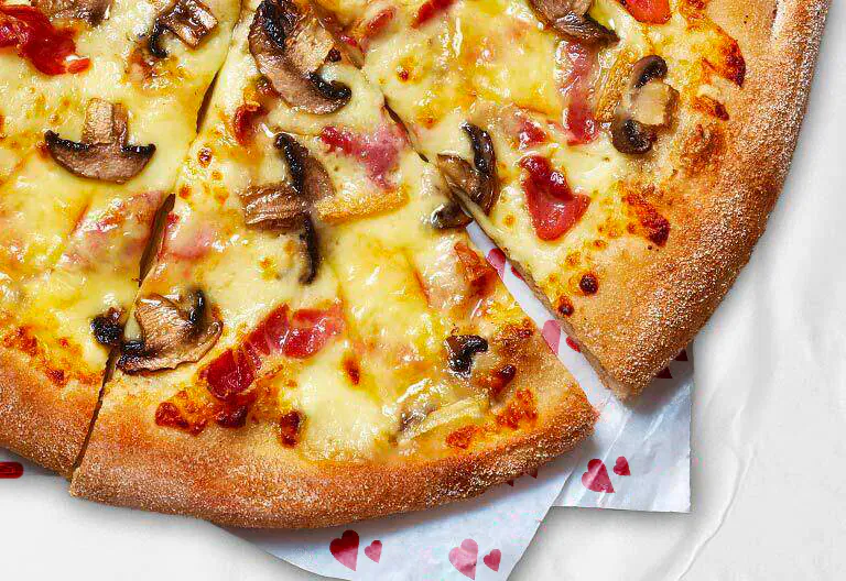 Pizza halal fromage jambon champignons Pizza Crush a emporter a Marseille