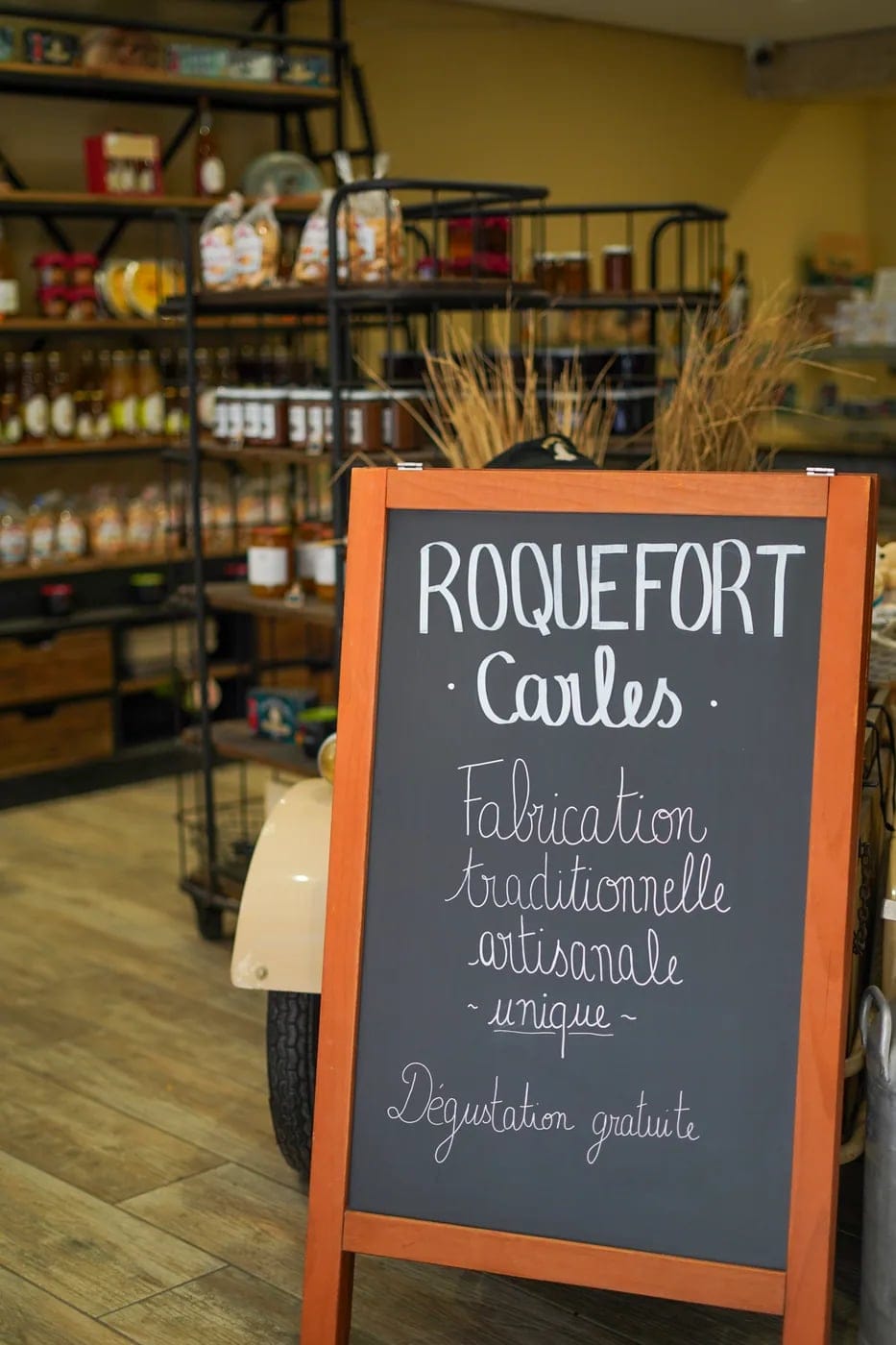 Roquefort gamme Convoitise, pain entier de Roquefort Carles.
