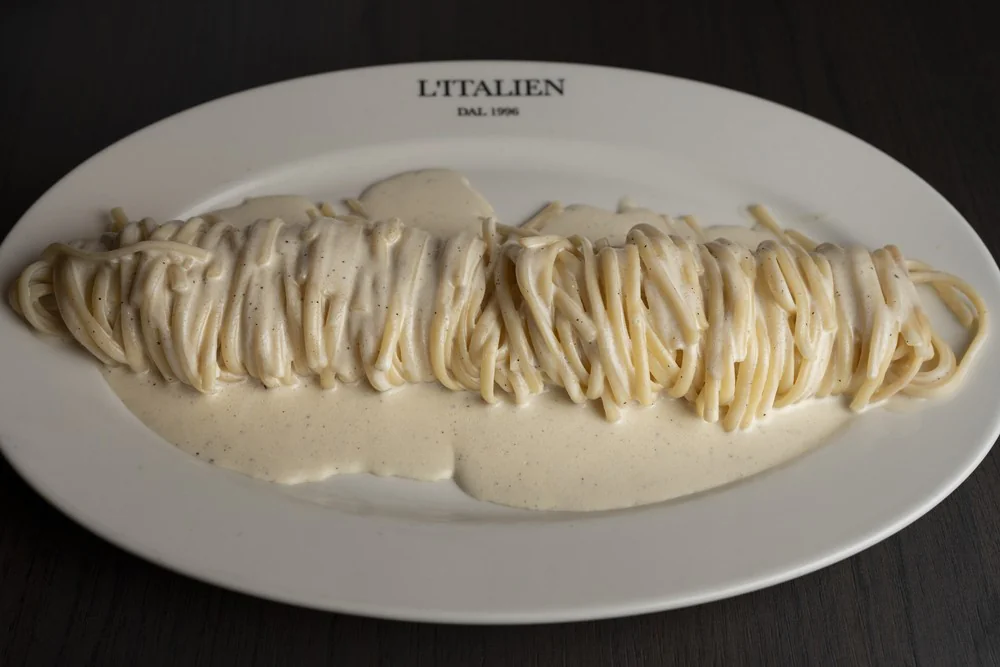 Pâtes à la meule de parmesan de L'Italien