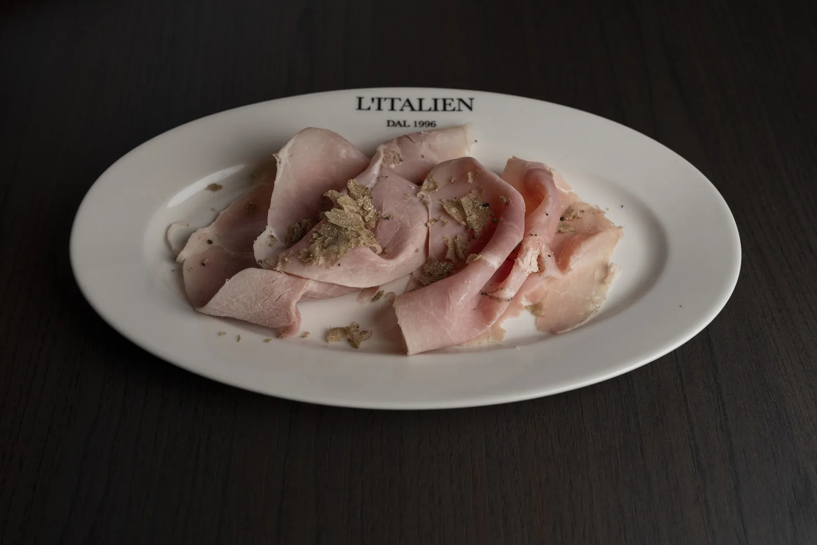 Jambon cuit truffé