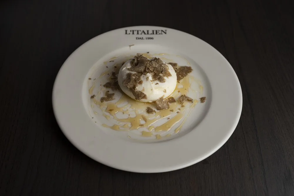 Burratina miel & truffe