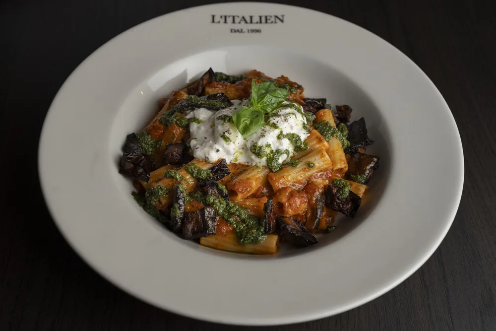 Rigatoni à la norma