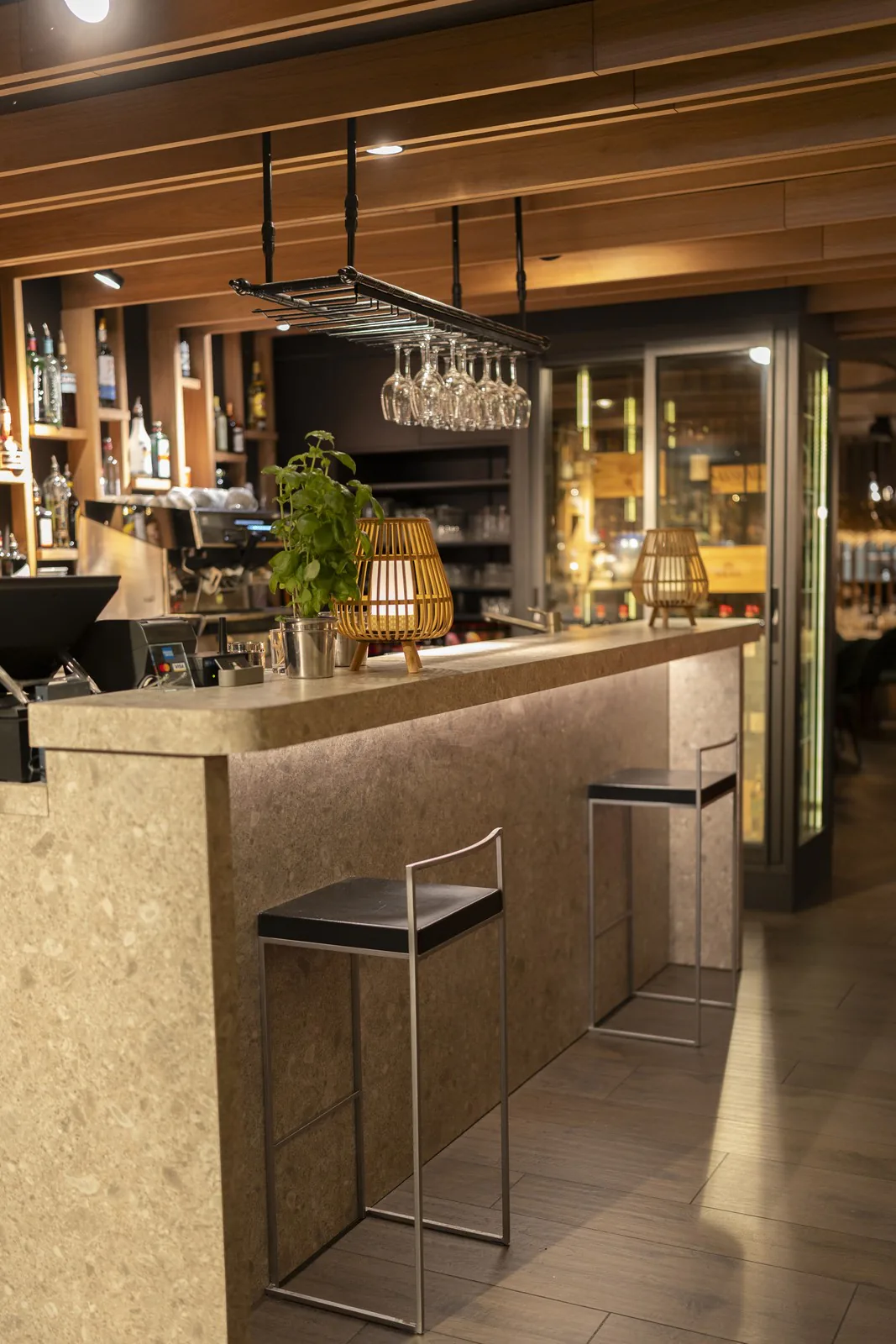 Le comptoir du bar