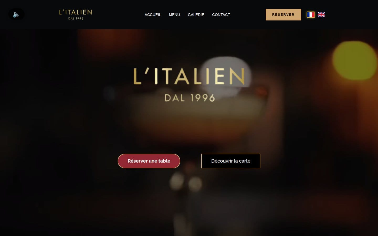 Site de L'Italien, réalisation Digiflow