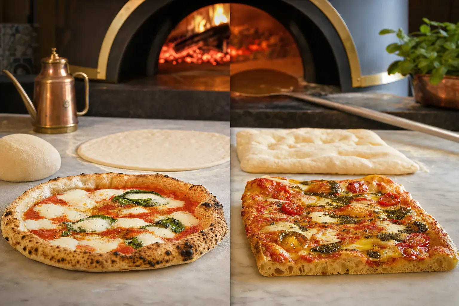 Pizza napolitaine ou romaine : quelles différences ? Le guide comparatif