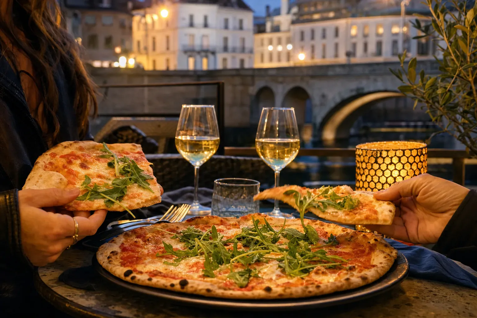 où manger une pizza à Pontoise le soir