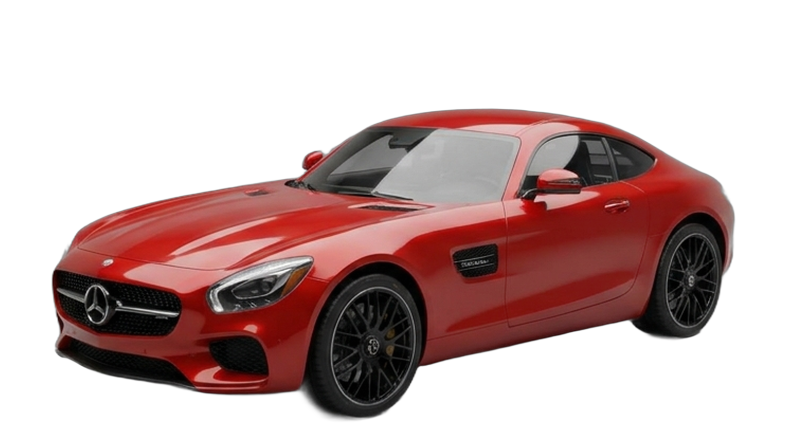 Mercedes AMG GT S rouge préparée par Bernis Factory