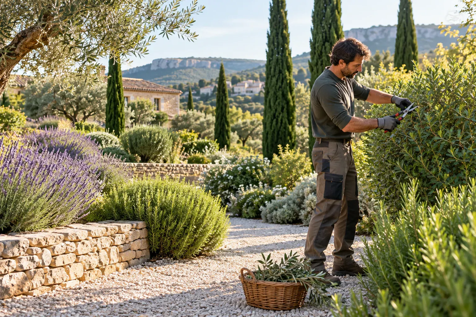 Calendrier d'entretien du jardin en Provence : mois par mois