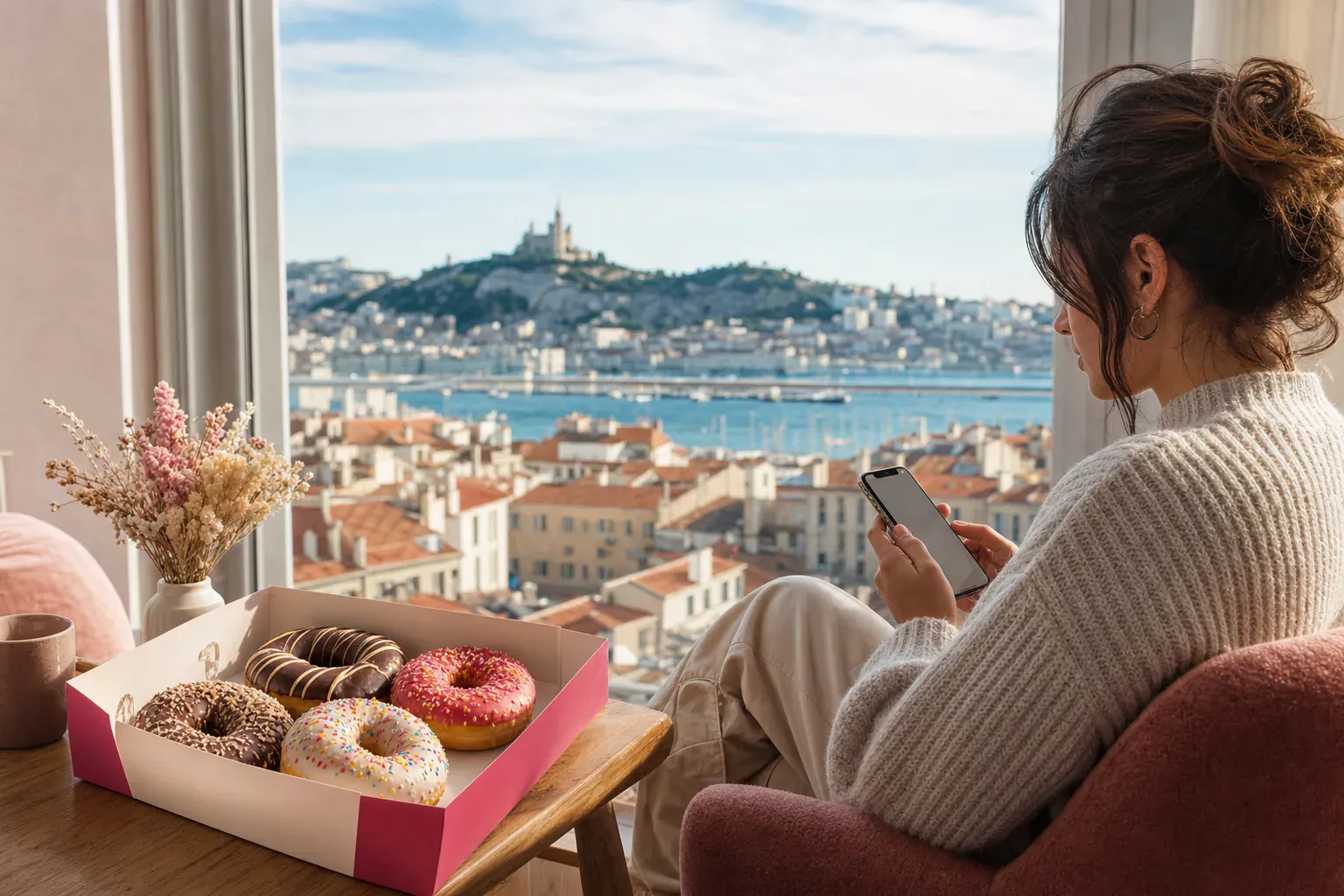 comment commander des donuts sur Uber Eats