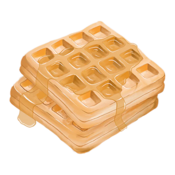 Gaufre dorée
