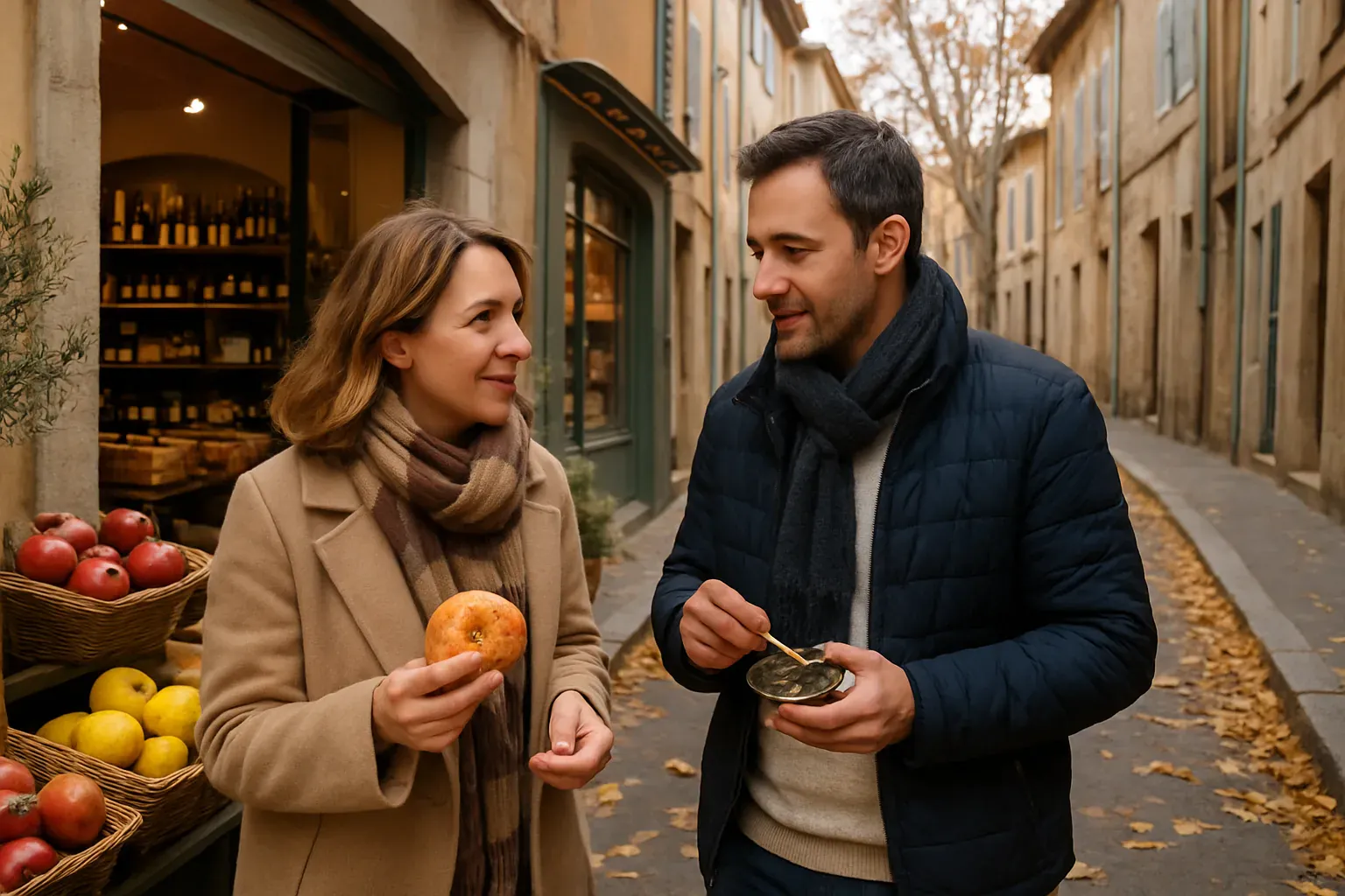Food tour en Provence hors saison : marché d'hiver, produits de saison et artisans d'Aix-en-Provence en automne-hiver