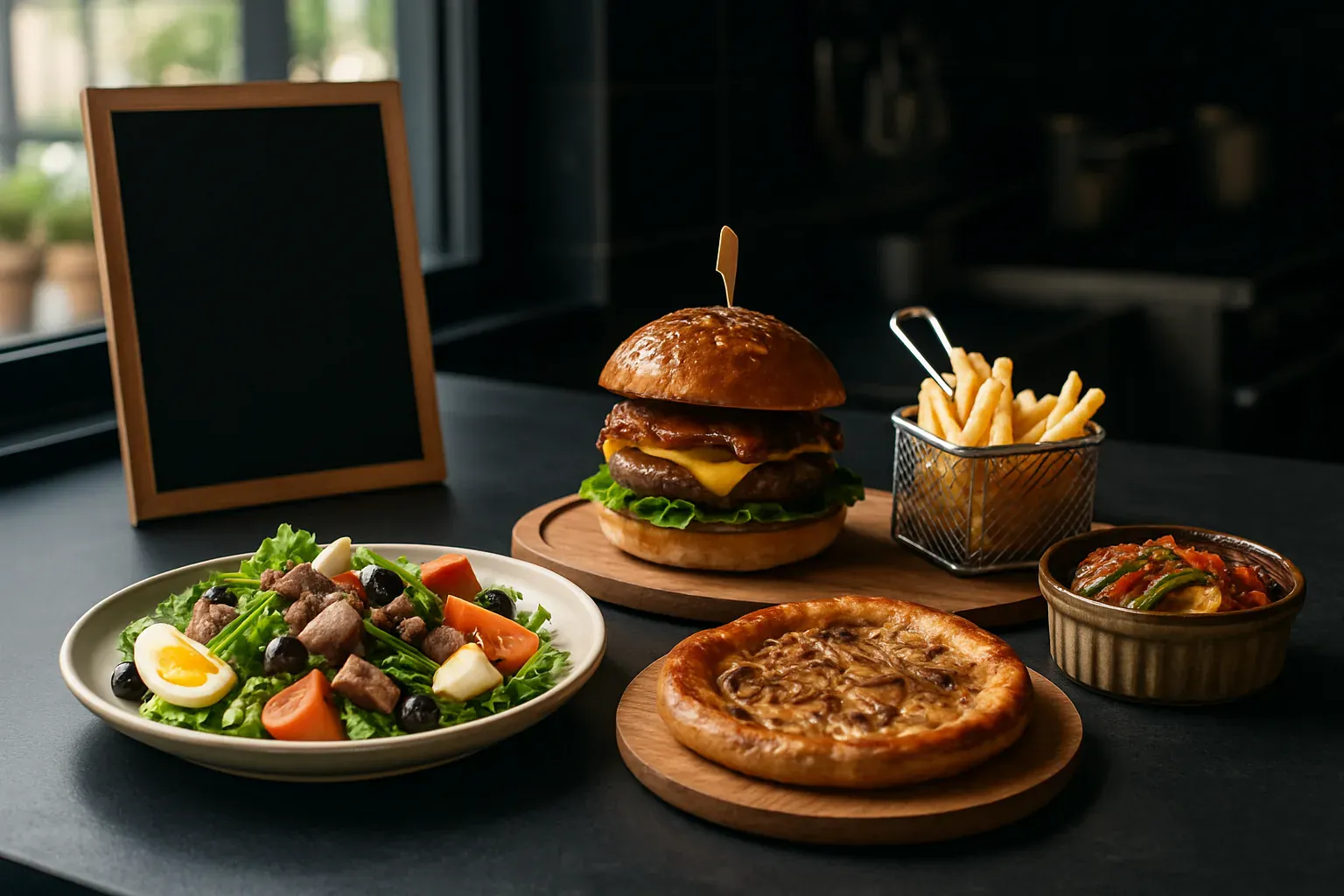 Table gourmande dressée dans le Var, illustration de la street food gourmet du Spot Gourmand