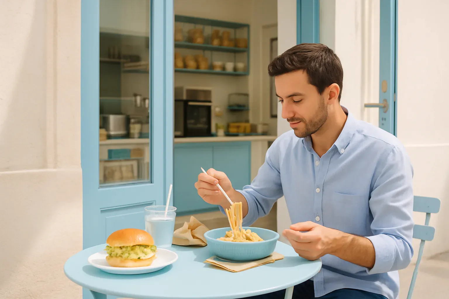 Illustration : déjeuner sur le pouce à Marseille, le format express de Pastagars