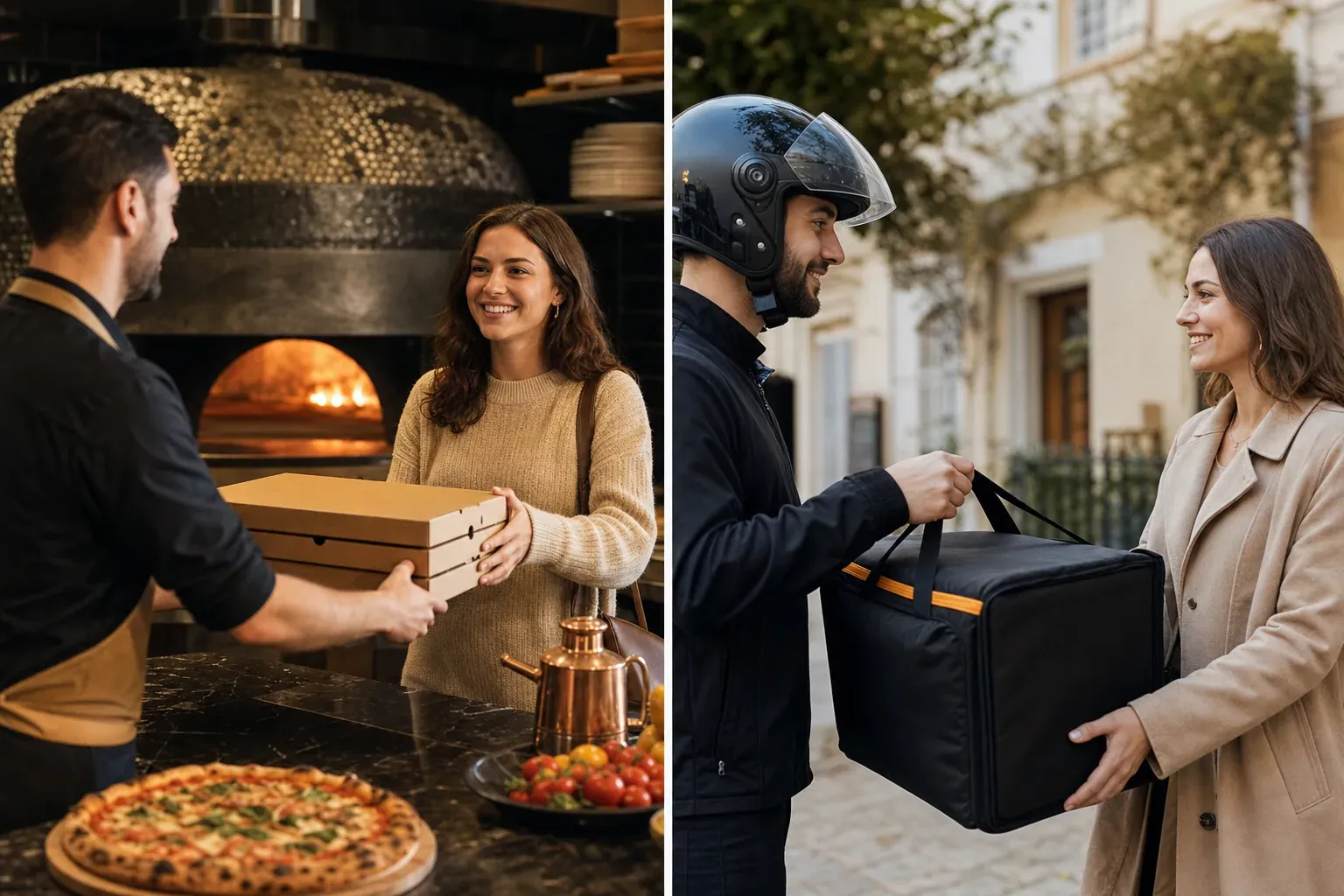 pizza à emporter ou livraison que choisir