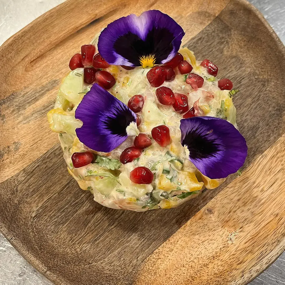 Plat gastronomique préparé par le chef du restaurant Café Canailles