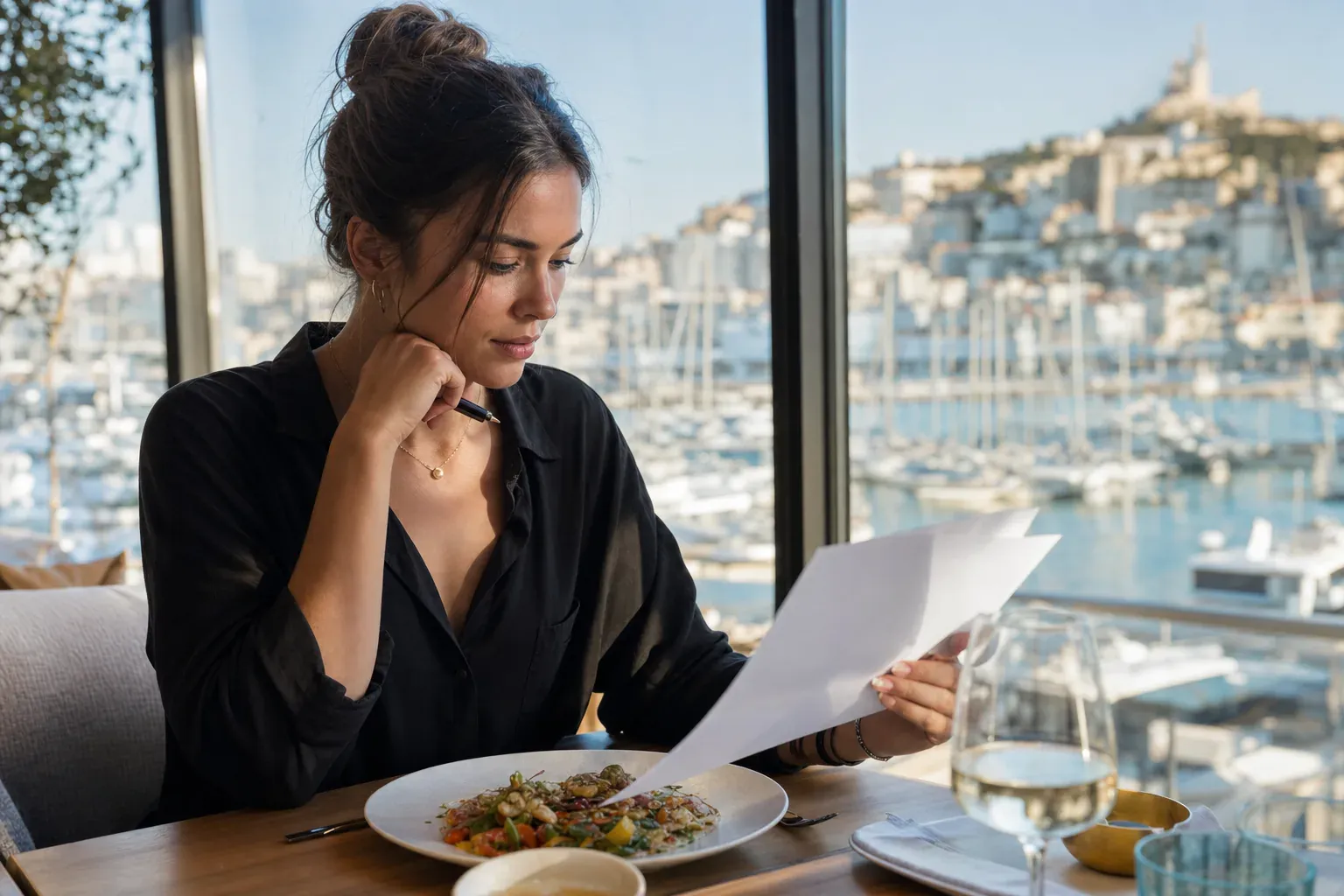 Média kit influenceur : document de présentation des statistiques d'un créateur food, lu par un restaurateur et construit par un créateur