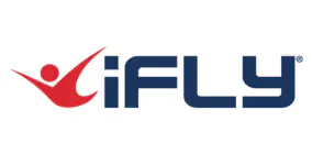Logo iFLY, centre de chute libre partenaire BeHype