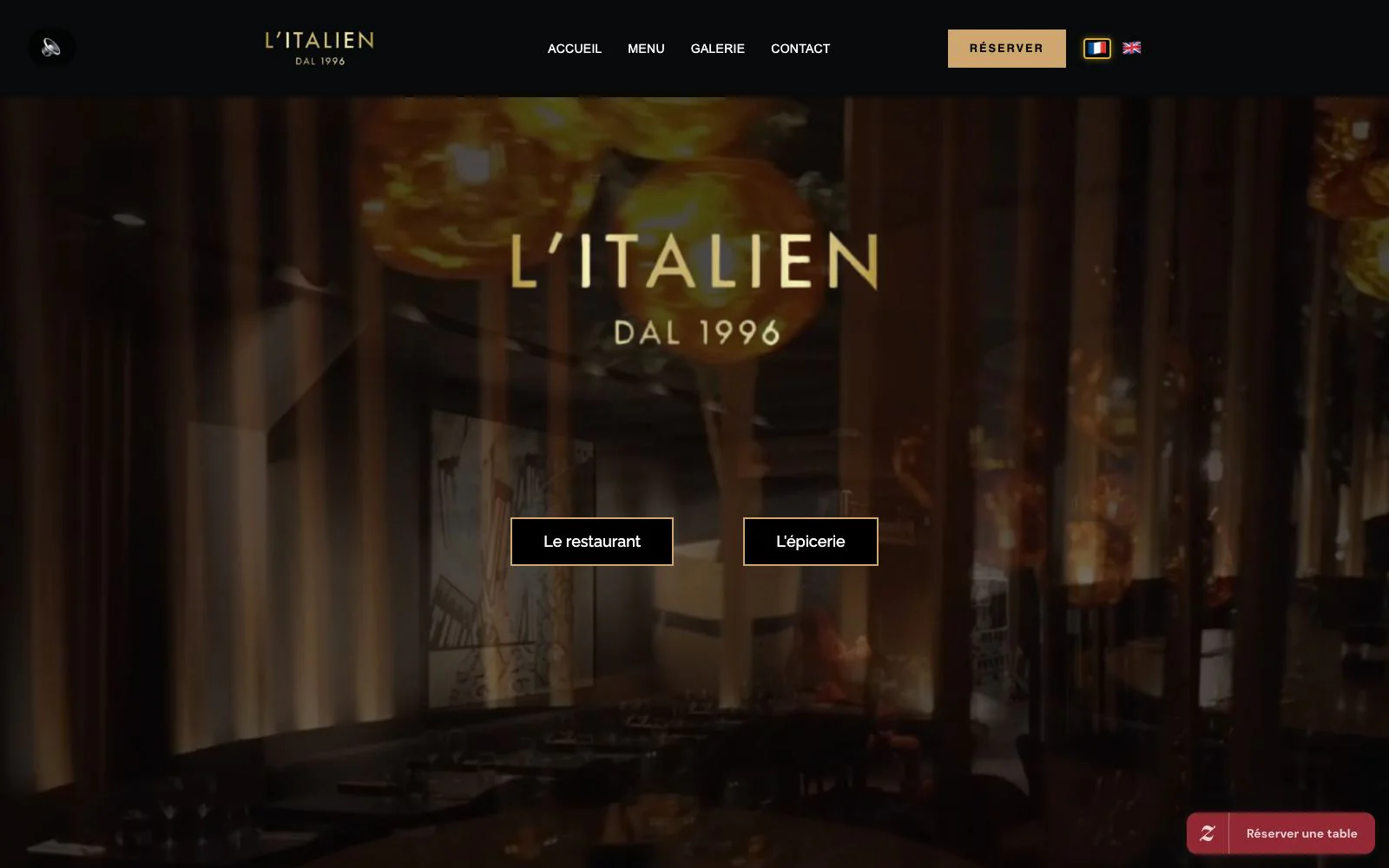 Site web de L'Italien