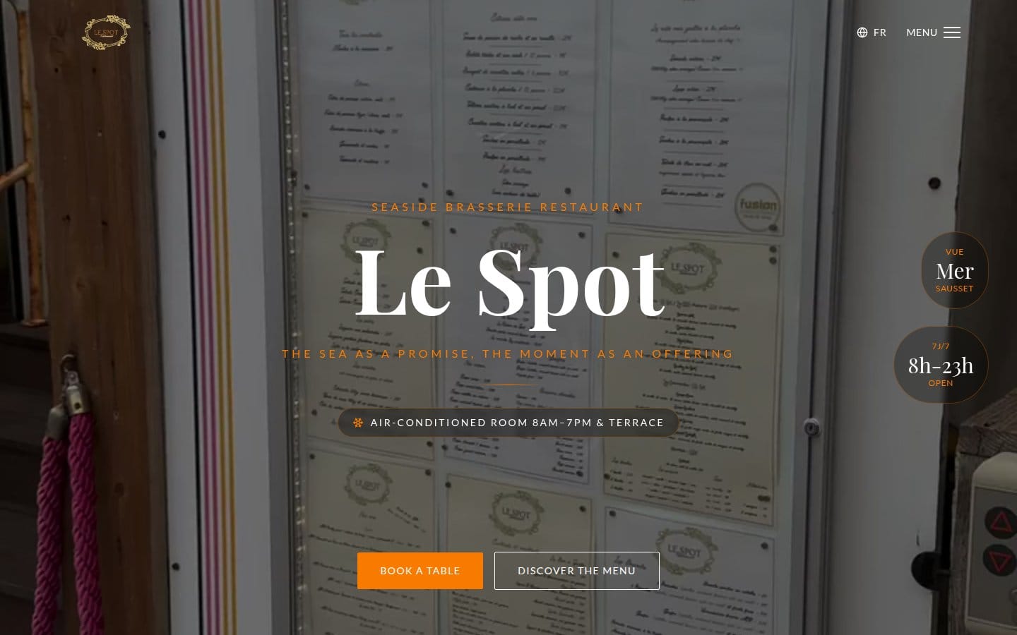 Site de Le Spot · Sausset, réalisation Digiflow