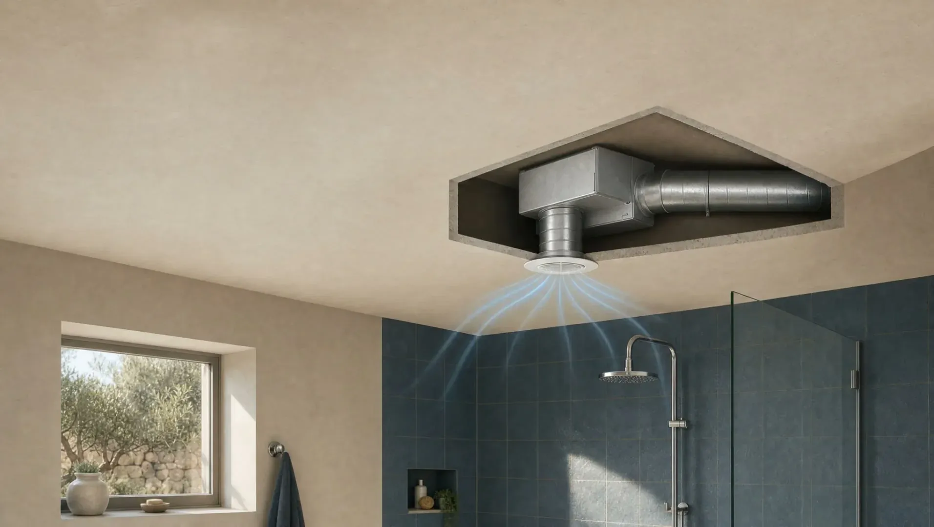 Flux d’air autour d’une bouche de ventilation