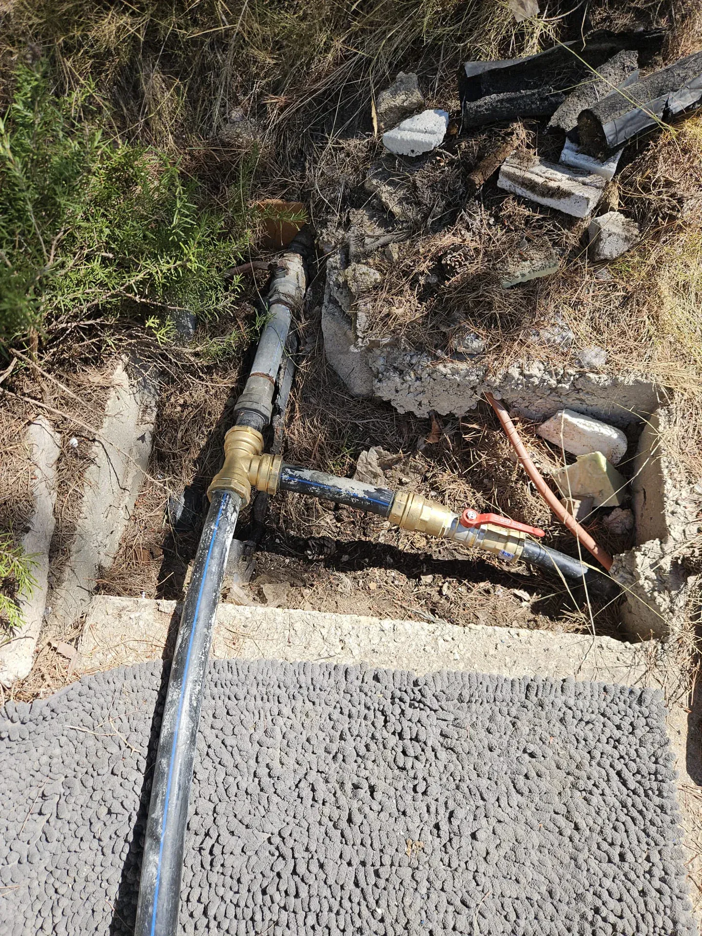 Chantier CLG Plomberie — Recherche de fuite, vue 1