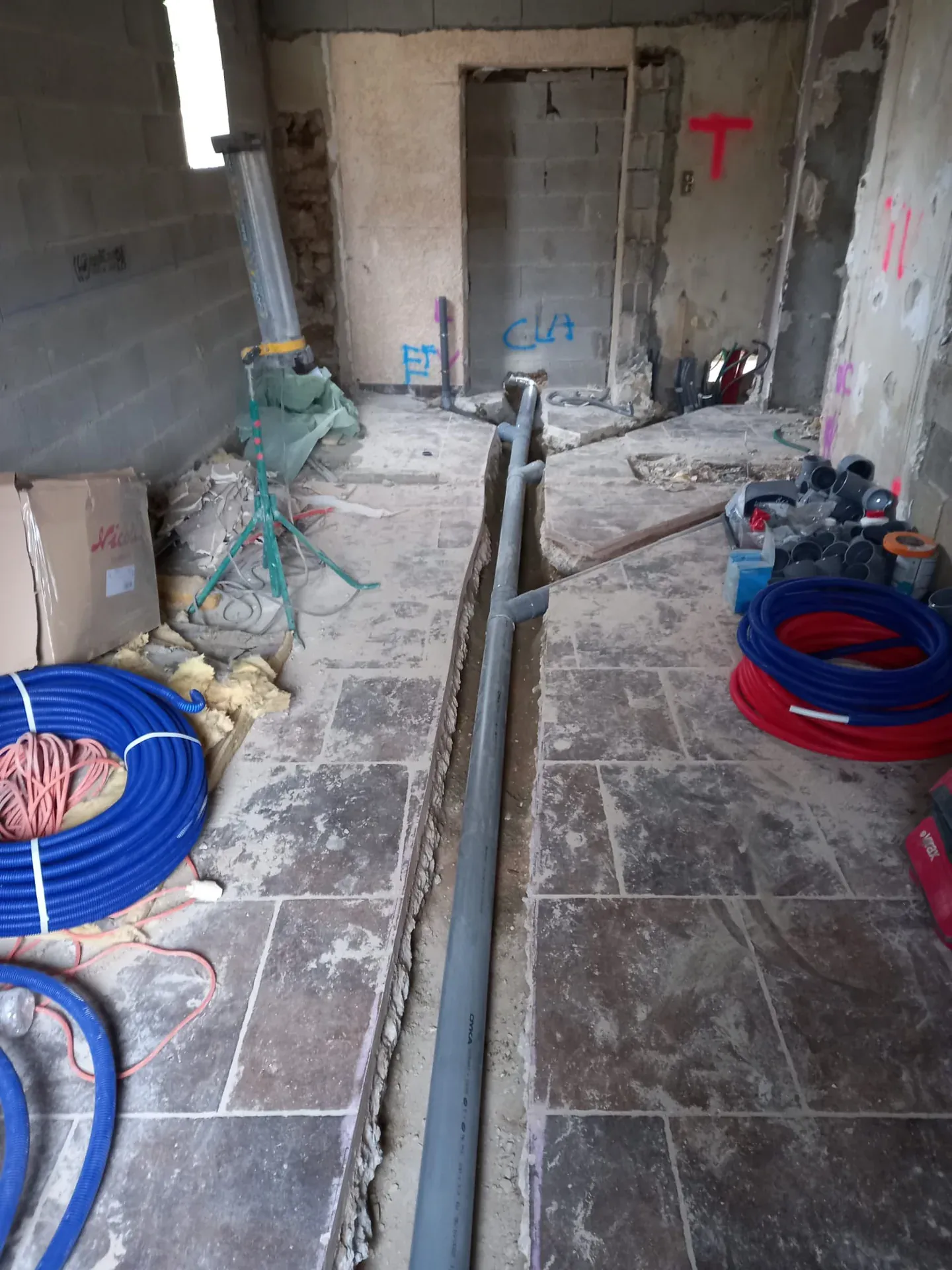 Chantier CLG Plomberie — Plomberie & réseaux, vue 29