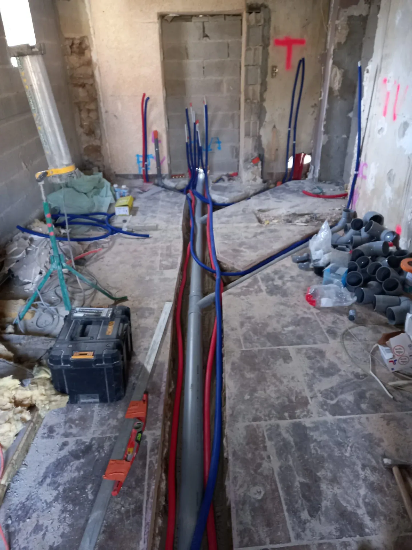 Chantier CLG Plomberie — Plomberie & réseaux, vue 33