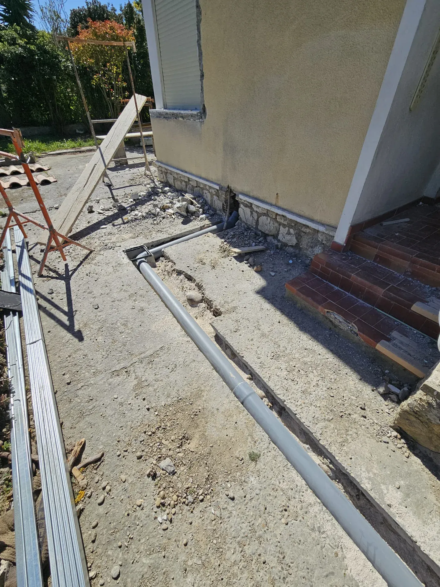 Chantier CLG Plomberie — Plomberie & réseaux, vue 2