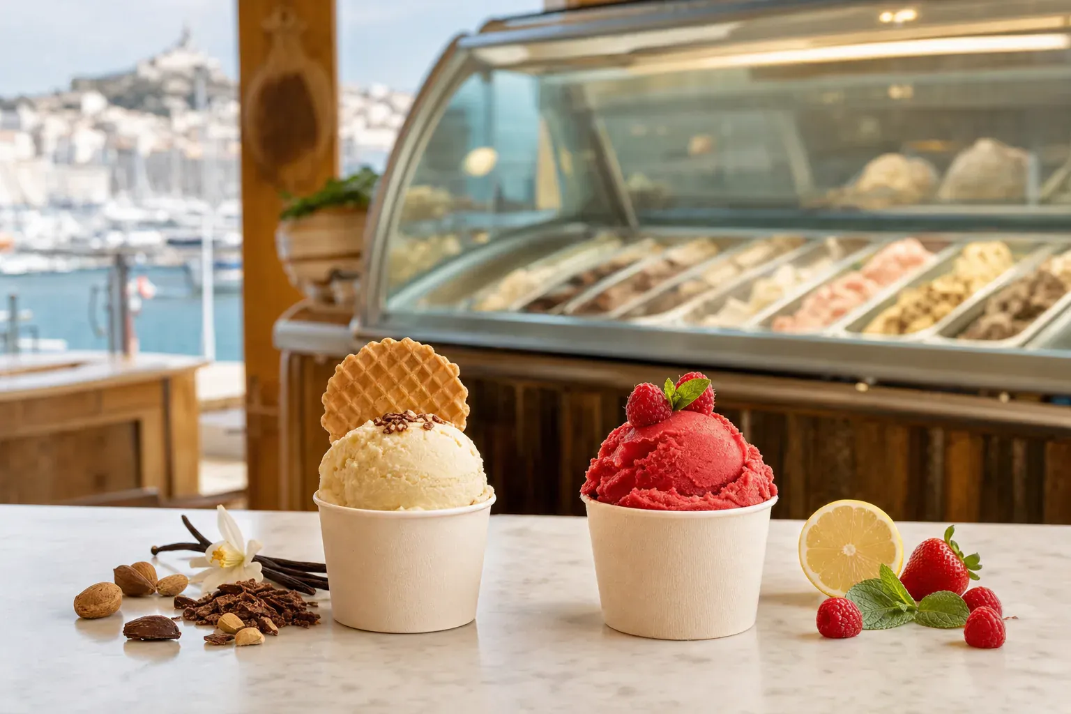 quelle différence entre une glace et un sorbet