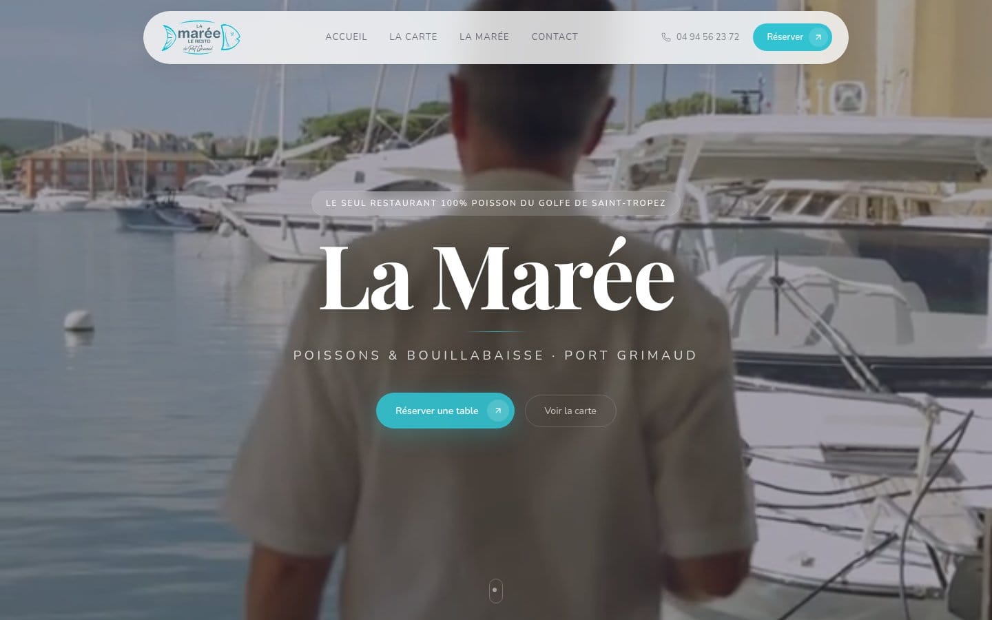 Site de La Marée · Port Grimaud, réalisation Digiflow