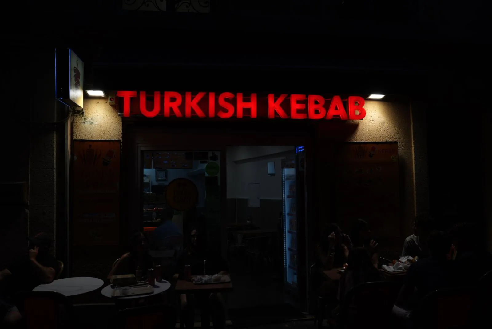 La devanture de Turkish Kebab