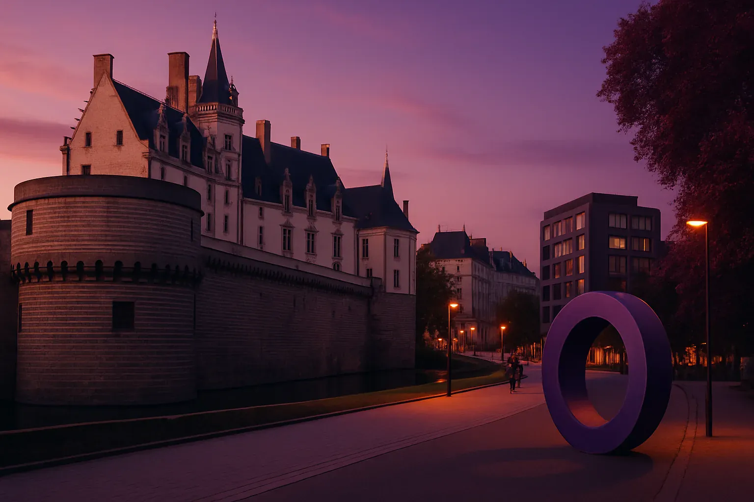 Illustration éditoriale — agences SEO à Nantes