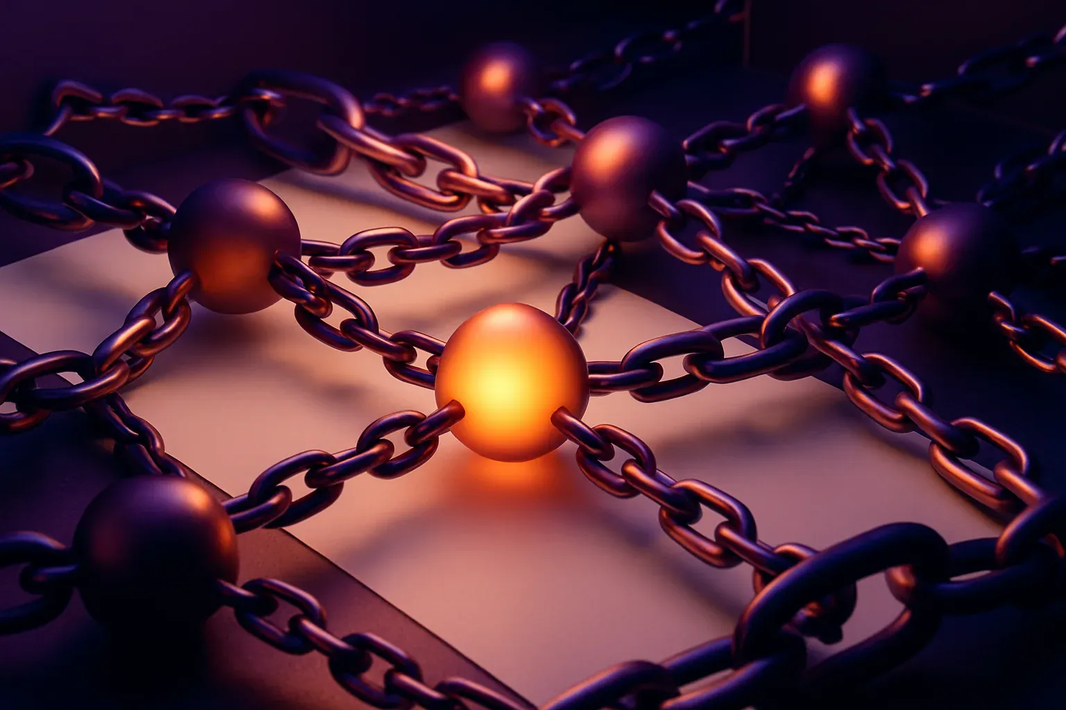 Illustration éditoriale — netlinking et acquisition de backlinks