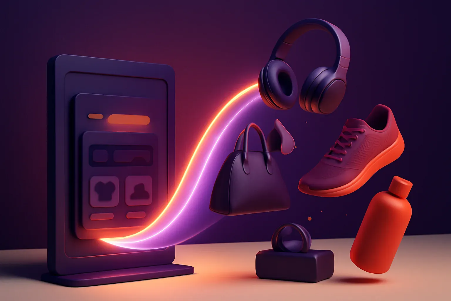 Illustration éditoriale — Google Shopping et Performance Max