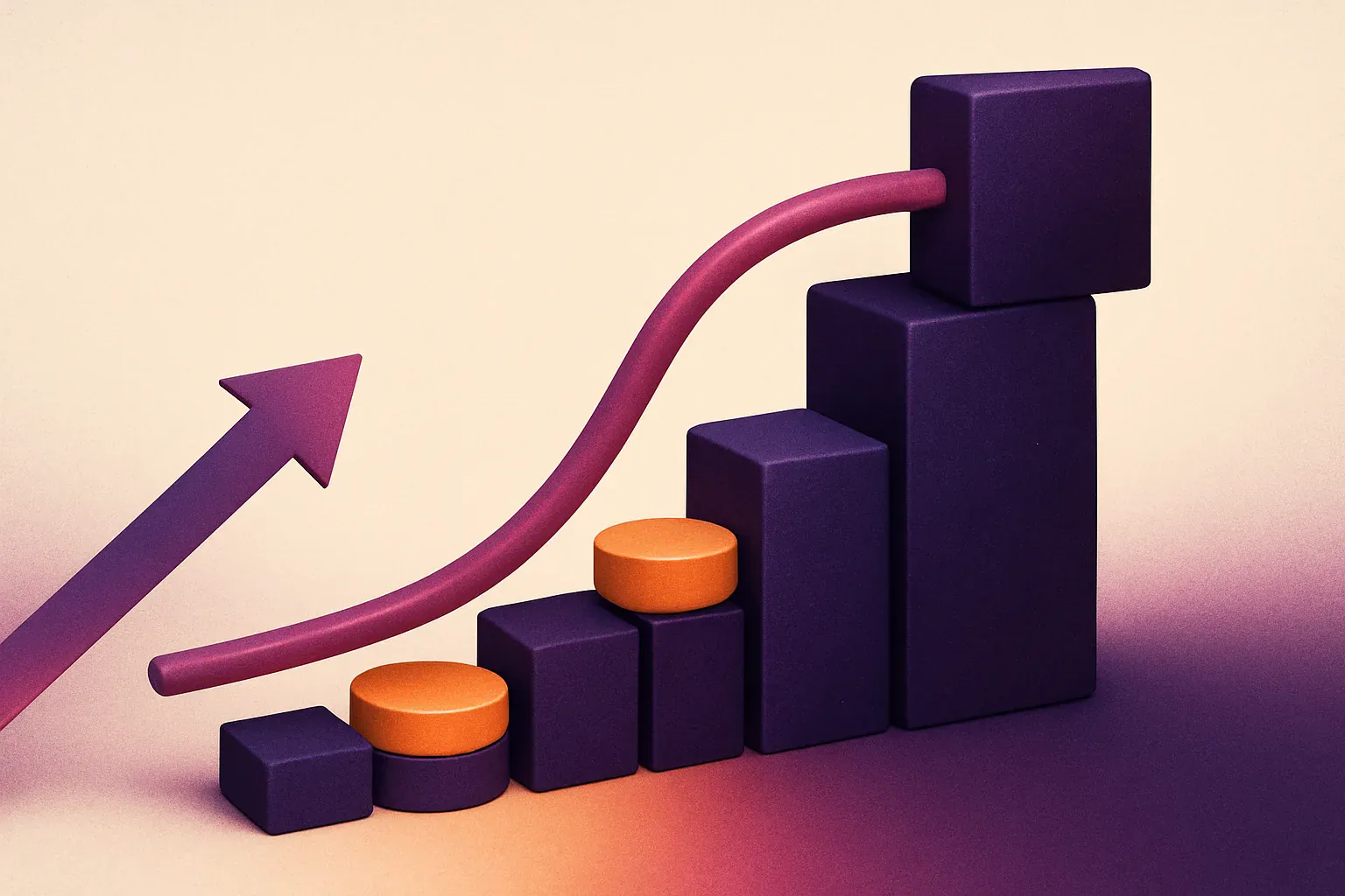 Illustration éditoriale — site SEO qui stagne malgré le contenu