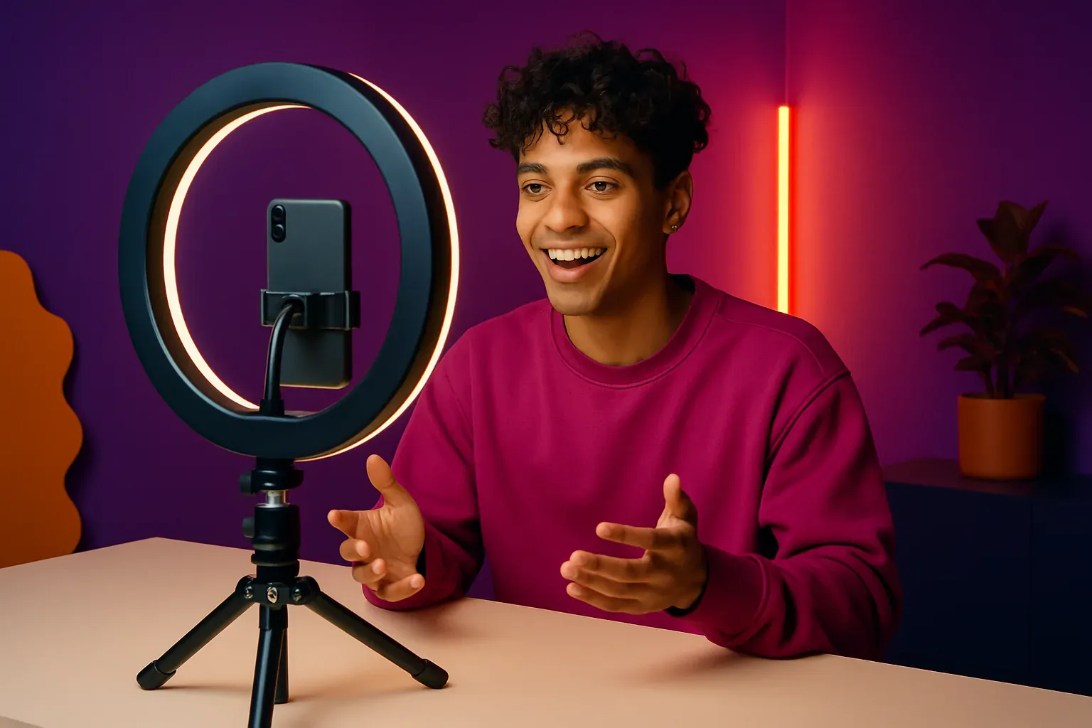 Illustration éditoriale — publicité TikTok