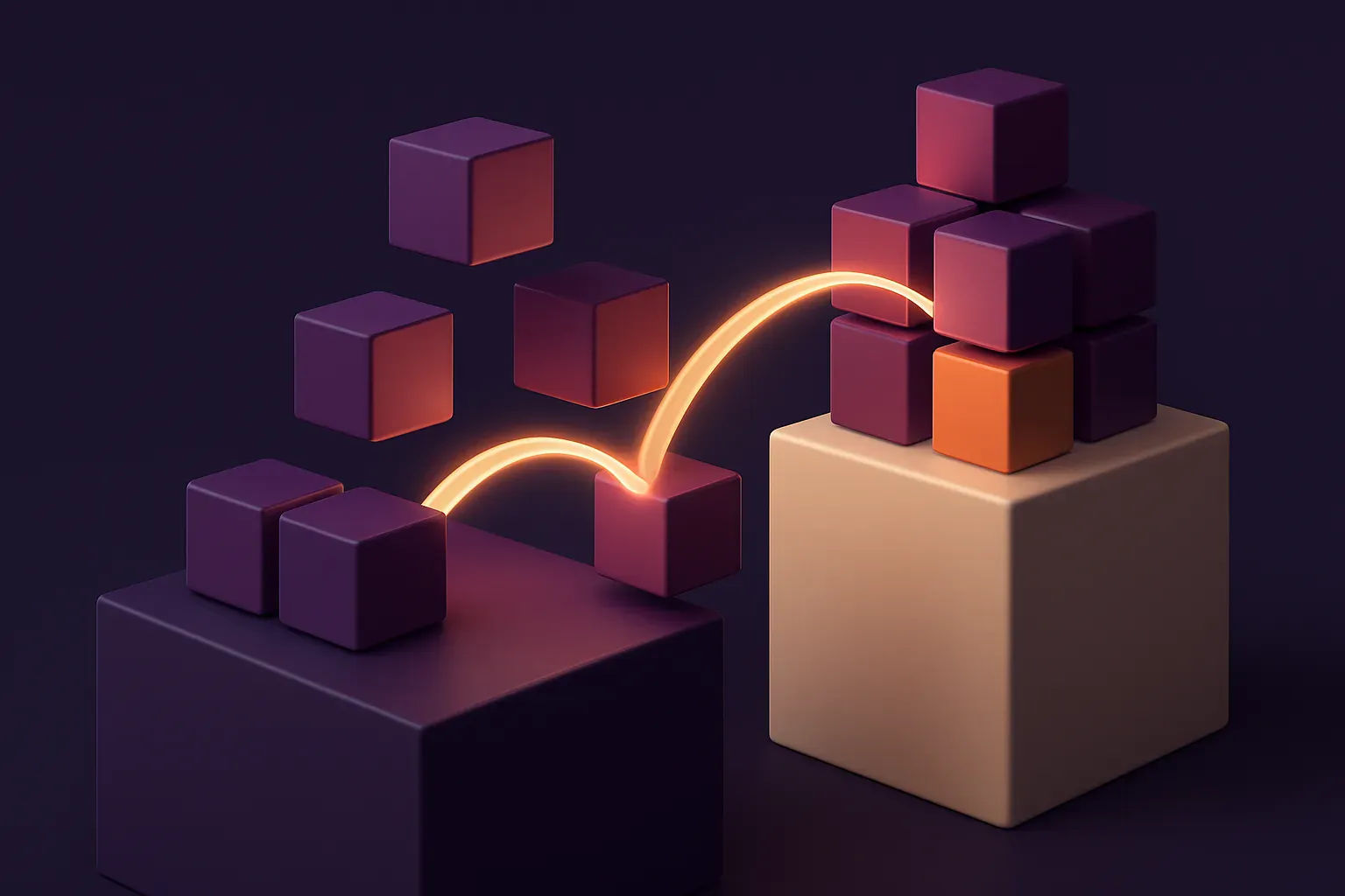 Illustration éditoriale — checklist de migration SEO
